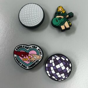 Taylor Swift Shoe Charms for Crocs - 4 pack